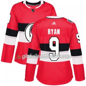 Ottawa Senators Hockeydrakt Bobby Ryan 9 2017-2018 Rød Classic Adidas Authentic - Dame